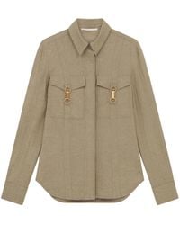 Stella McCartney - Flannel Wool Shirt - Lyst