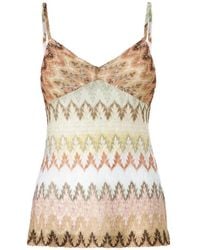 Missoni - Zigzag-Knit Tank Top - Lyst