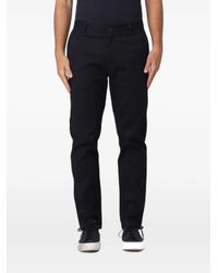ARMANI EXCHANGE - Button-Fastening Trousers - Lyst
