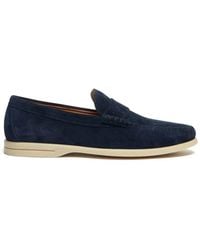 Bally - Switz Moc Suede Loafers - Lyst