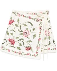 Agua Bendita - Luna Floral Skirt - Lyst