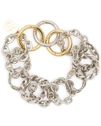 Sacai - Two-tone Chain-link Bracelet - Lyst