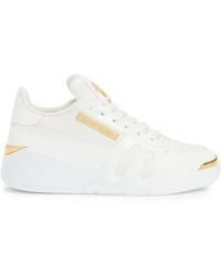 Giuseppe Zanotti - Talon パネル レザースニーカー - Lyst