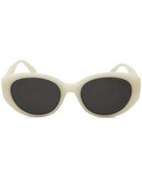 Max Mara - Lunettes De Soleil À Monture Ronde - Lyst
