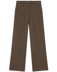 Fortela - Low Waist Wide Leg Trousers - Lyst