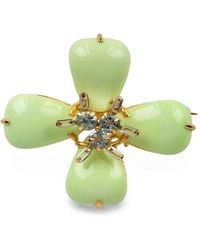 Bounkit - Armanie Brosche Mit Chrysopras - Lyst