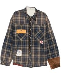 KHOKI - Geruit Jack Met Patchwork - Lyst