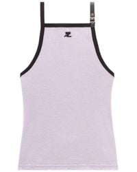 Courreges - Top Sin Mangas Buckle - Lyst