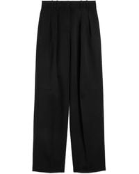 Jil Sander - Wool Gabardine Trousers - Lyst
