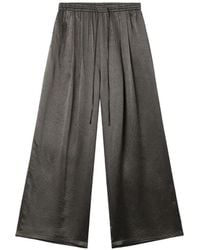B+ AB - Drawstring-Waist Wide-Leg Track Pants - Lyst
