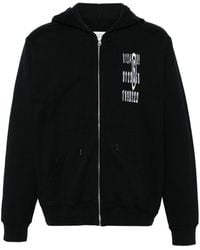 MM6 by Maison Martin Margiela - Numbers-print Cotton Hoodie - Lyst