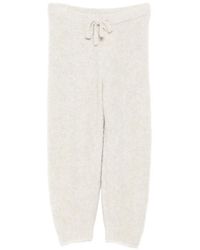 James Perse - Bouclé Drawstring Track Pants - Lyst