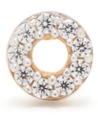 Missoma - Orecchino A Bottone Con Iniziale - Lyst