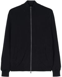 Fedeli - Virgin Wool Zip-Up Cardigan - Lyst