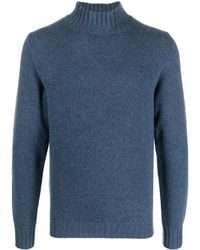 Fedeli - High-Neck Long-Sleeve Jumper - Lyst