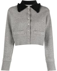 Sandro - Cardigan boutonné à manches longues - Lyst