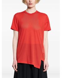 Comme des Garçons - Asymmetric Mesh T-Shirt - Lyst