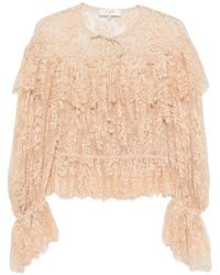 Sea - Ruffled Lace Blouse - Lyst