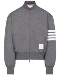 Thom Browne - Chaqueta Bómber 3M Reflectante Con Motivo 4-Bar - Lyst