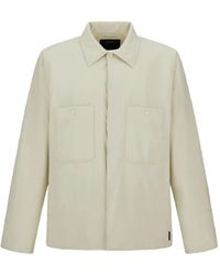 Herno - Katoenen Shirtjack Met Dubbele Zak - Lyst
