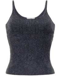 Adam Lippes - Brushed Cashmere Spaghetti-Strap Top - Lyst