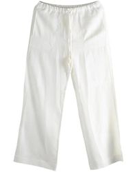 TOTEME - Drawstring-Fastening Trousers - Lyst