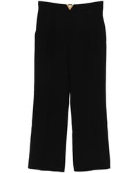 Valentino Garavani - Wool Crepe Pants - Lyst