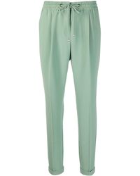 BOSS - Crepe Drawstring Straight-fit Trousers - Lyst