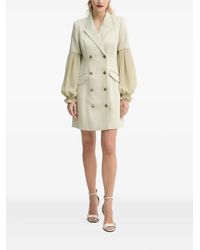 Bruuns Bazaar - Trudy Double-breasted Balloon-sleeve Mini Dress - Lyst