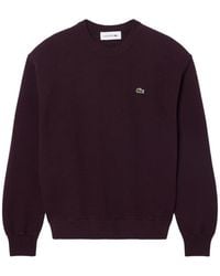 Lacoste - Relaxed-Fit Cotton Crew-Neck Sweater - Lyst