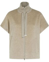 Herno - Poncho Con Cuello Alto - Lyst
