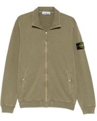 Stone Island - Zip Pocket Sweatshirt - Lyst