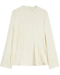 Jil Sander - サテン ブラウス - Lyst