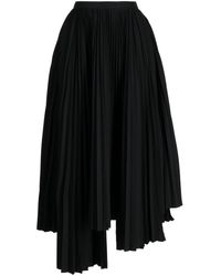 Plan C - Asymmetric Pleated Skirt - Lyst