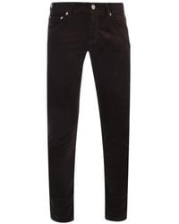 Barba Napoli - Jfive Corduroy Straight Trousers - Lyst