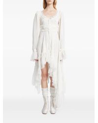 Ann Demeulemeester - Giti Ruffled Asymmetric Dress - Lyst