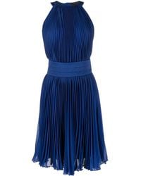 Max Mara - Rhinestone-embellished Pleated Dress - Lyst