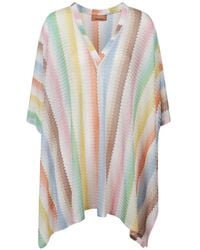 Missoni - Zigzag-Pattern V-Neck Cover-Up - Lyst