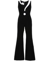 Moschino - Contrasting-detail Jumpsuit - Lyst