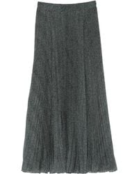 Ermanno Scervino - Pleated Longuette Skirt - Lyst