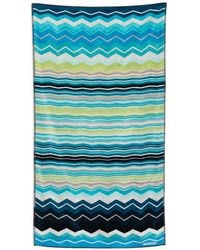 Missoni - Serviette De Plage En Coton - Lyst