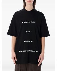 Rick Owens - Crew Neck Graphic T-Shirt - Lyst