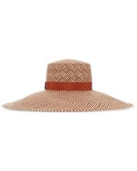 Agnona - Woven Wide-Brim Hat - Lyst