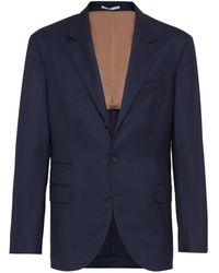 Brunello Cucinelli - Blazer Met Enkele Rij Knopen - Lyst