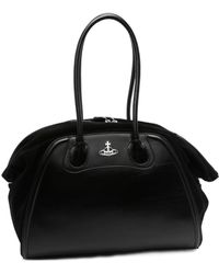 Vivienne Westwood - Medium Shirley Curved Top-Handle Tote Bag - Lyst