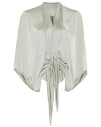 Rick Owens - Gedrapeerde Blouse - Lyst