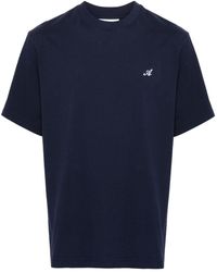Axel Arigato - Embroidered-logo Cotton T-shirt - Lyst