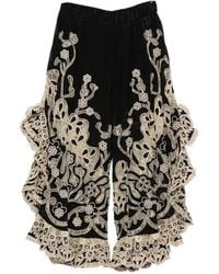 Sea - Gracelyn Lace-Trimmed Trousers - Lyst
