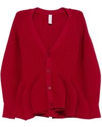 CFCL - Geribbeld Vest Met V-Hals - Lyst