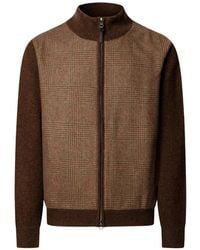 Hackett - Cardigan A Quadri Principe Di Galles - Lyst